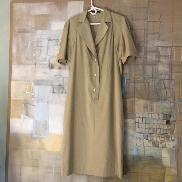 Vintage Leonard 100% Cotton Shirt Dress - Picture 4 of 7
